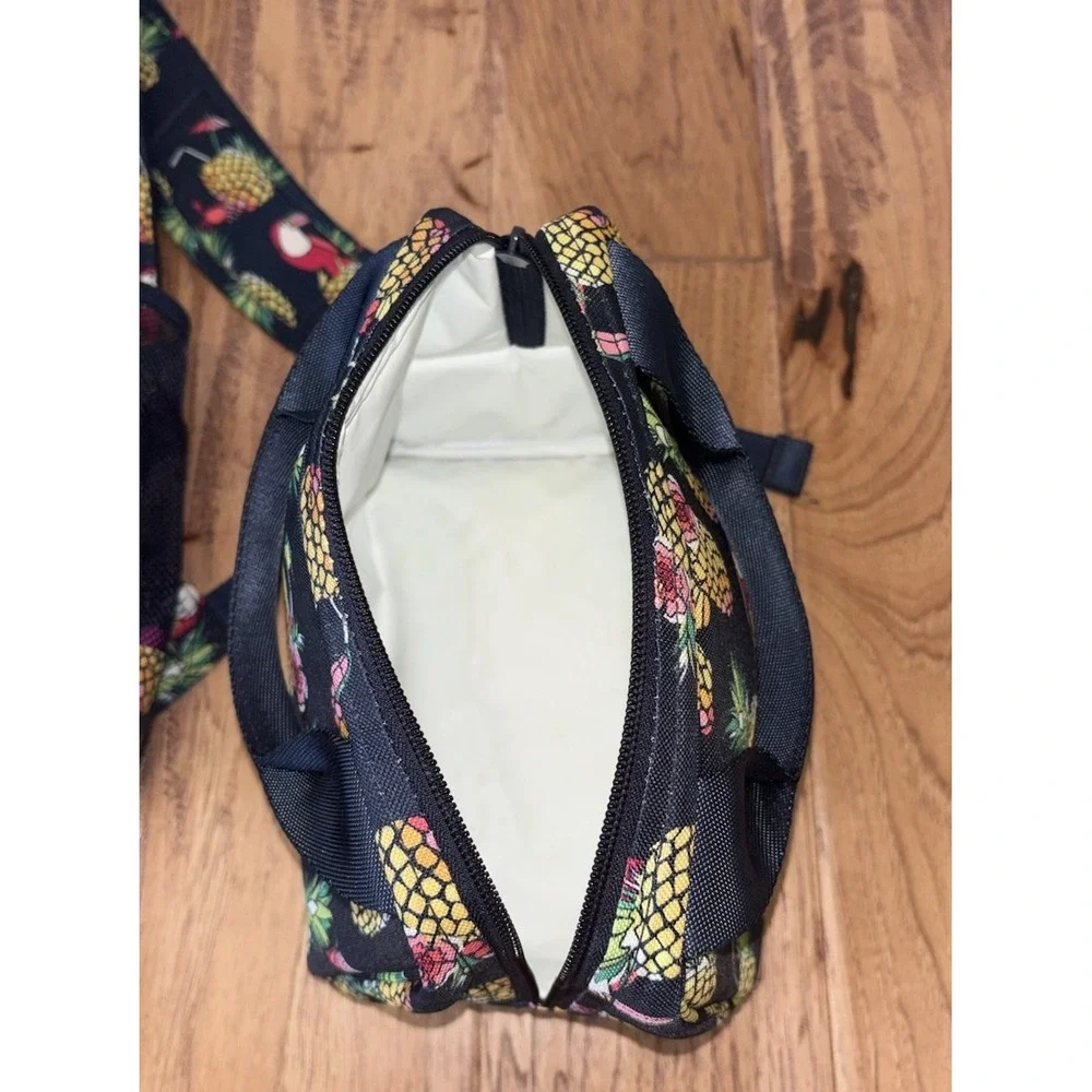 Vera Bradley Toucan Party Large Backpack With Lunch Pack Nylon Approx 19x13x8